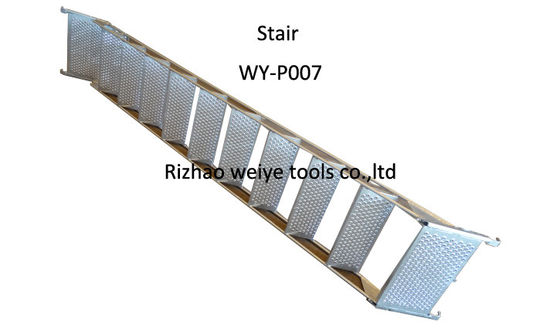 Κίνα Προ - γαλβανισμένη σκάλα υλικών σκαλωσιάς, σύστημα υλικών σκαλωσιάς σκαλοπατιών 37kg 3.05*2m προμηθευτής