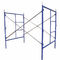 Μπλε χρωματισμένο σύστημα υλικών σκαλωσιάς πλαισίων χάλυβα Q235 για τα προγράμματα κτηρίου/την οικοδόμηση ναυπηγείων προμηθευτής